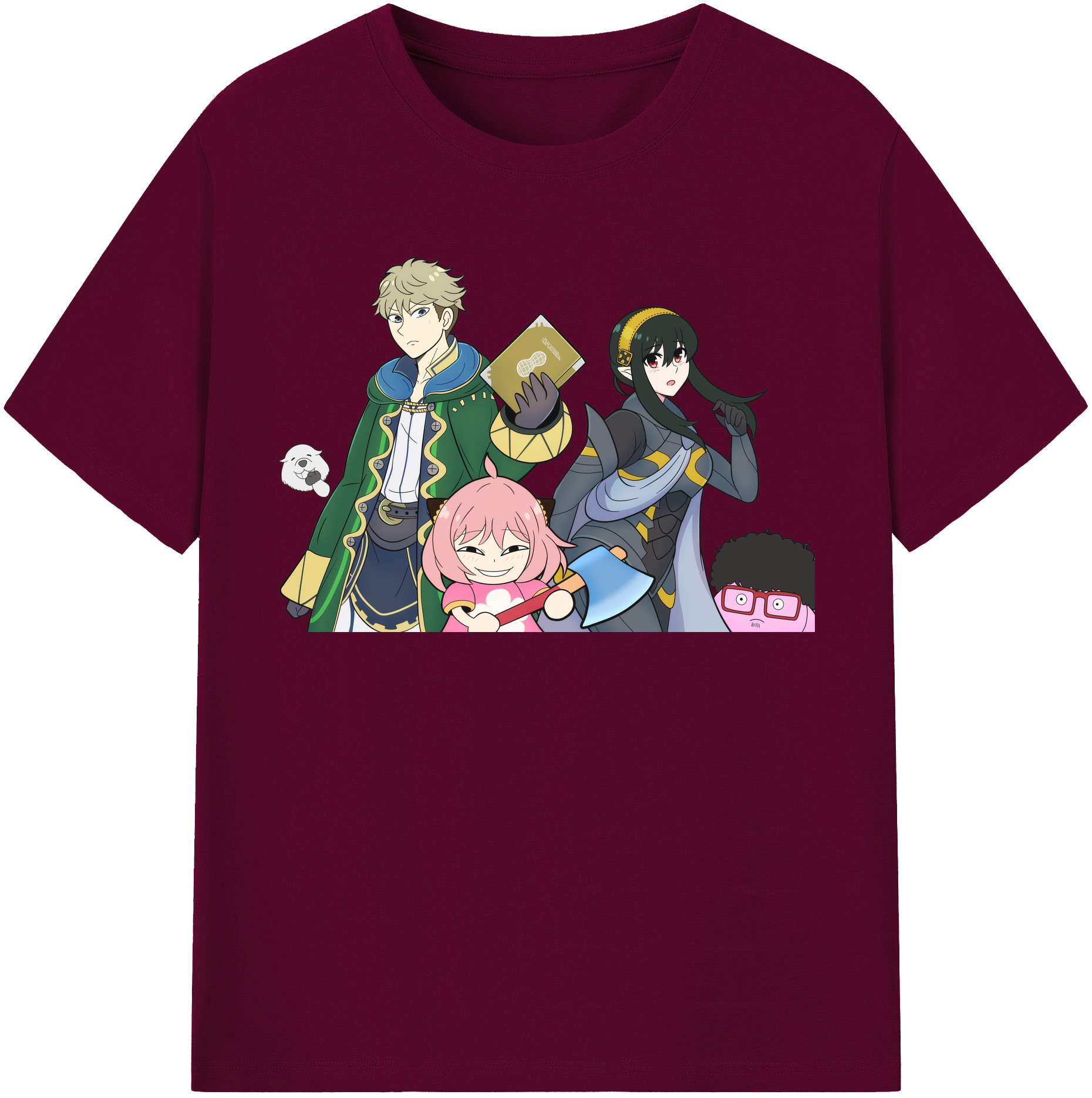 （画像用） SPY×FAMILY间谍家家酒 レディースカジュアルプリントTシャツ（綿100％）